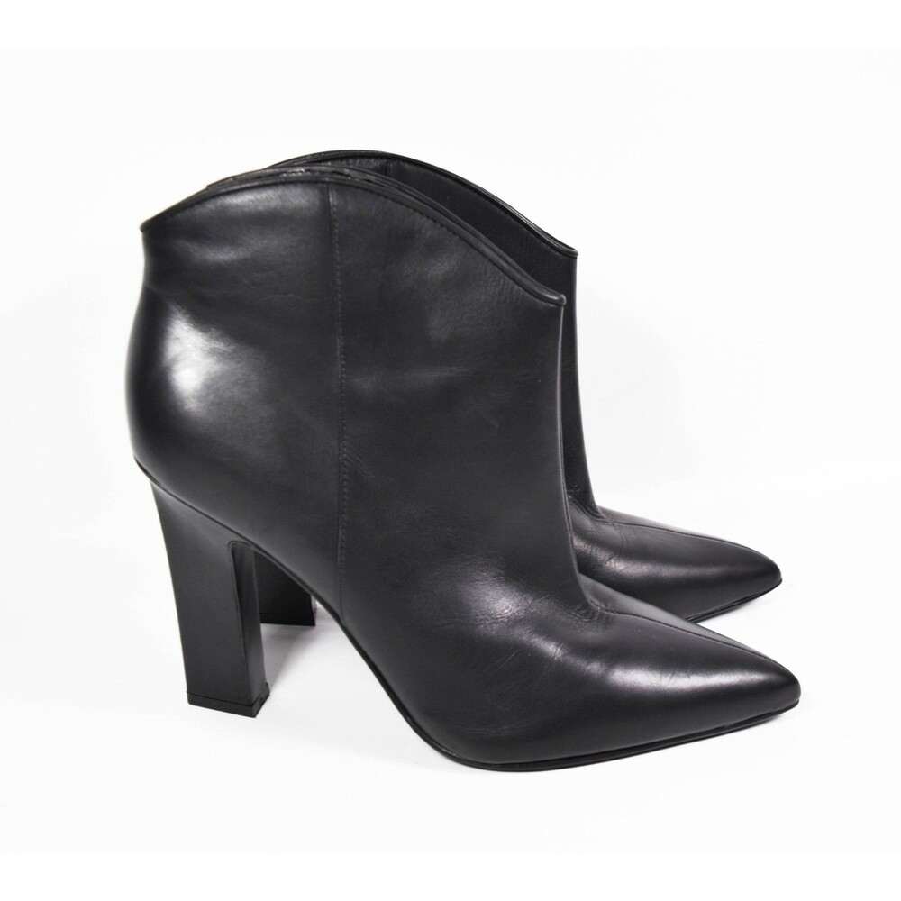 Marc Fisher Black High Heeled Pull On Miggie Booties Size 9M